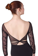 Capezio F12814W-Leotard Elan Grace en Dentelle