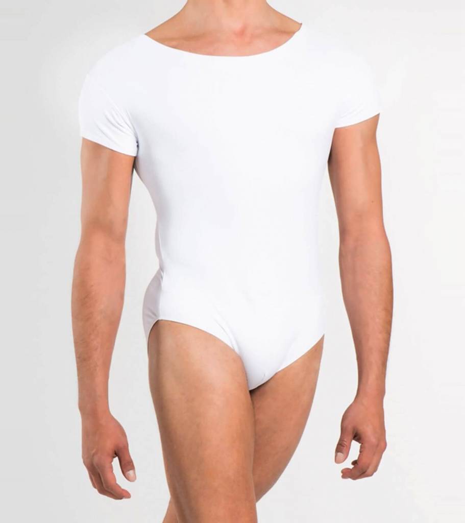 Wear Moi IGOR-Leotard Manches Courtes pour Hommes et Garçons à Col Large