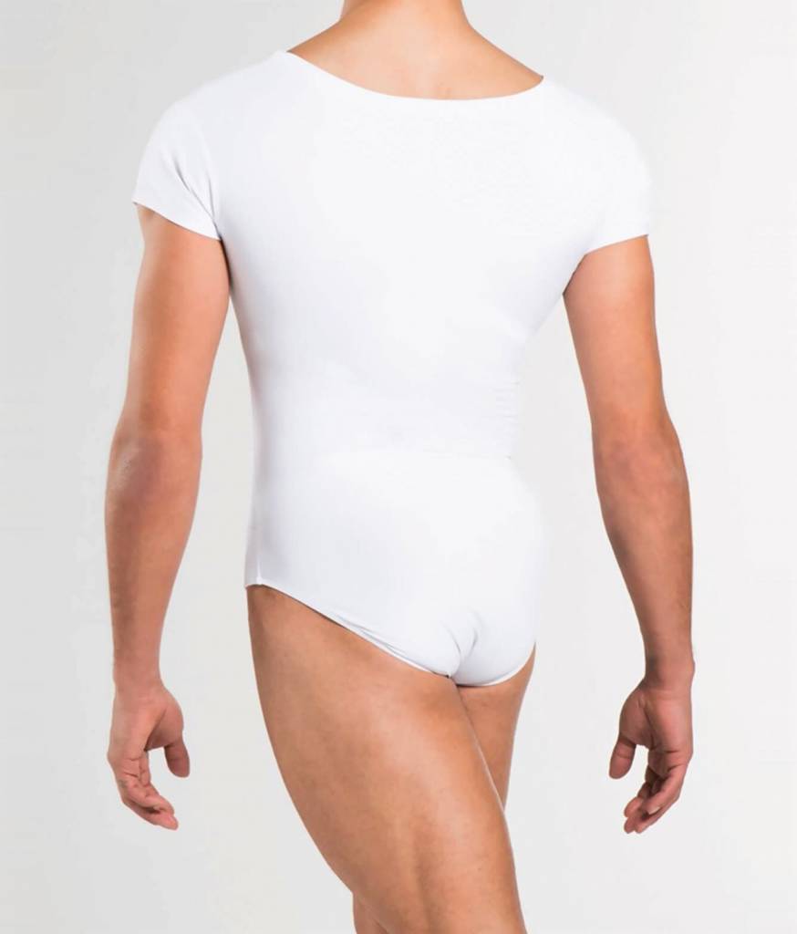 Wear Moi IGOR-Leotard Manches Courtes pour Hommes et Garçons à Col Large