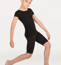 BodyWrappers B196-Boy Professional Above The- Knee Length Pant-BLACK