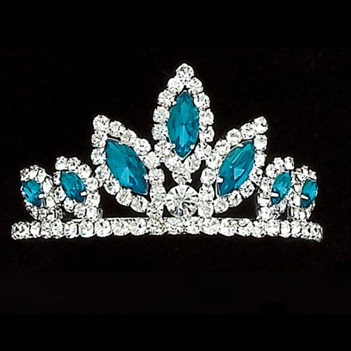 Dasha 2803-Rhinestone with Color Tiara