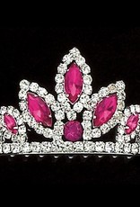 Dasha 2803-Rhinestone with Color Tiara