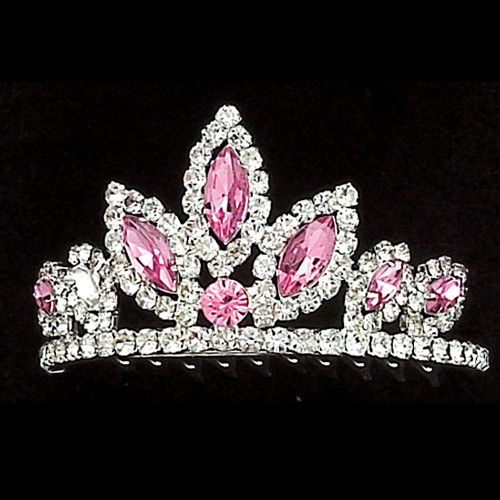 Dasha 2803-Rhinestone with Color Tiara