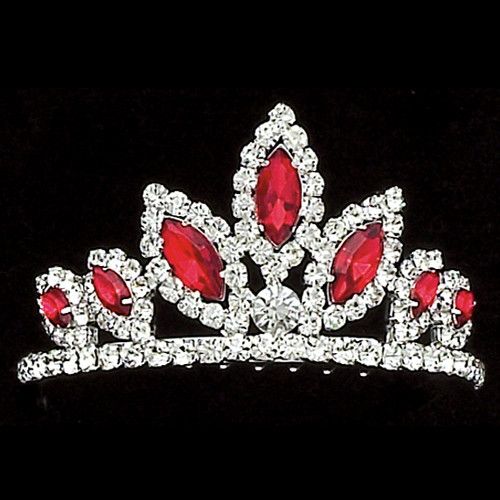 Dasha 2803-Rhinestone with Color Tiara