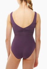 Intermezzo 31232-Pinch Front And Back Camisole Leotard Adult-BLACK-XS