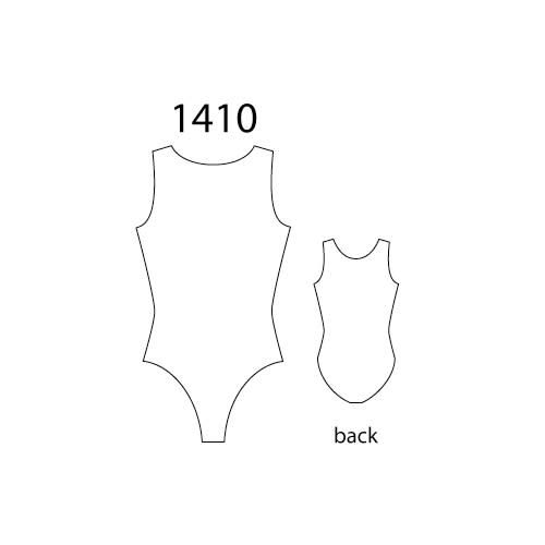 MotionWear 1410-840-Pompeii Gym Tank Leotard-SC