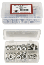 Wheels Manufacturing Axle, Spacers, Kit - Wheels Manufacturing, Assorted Widths, Alloy, BOX