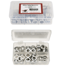Wheels Manufacturing Axle, Spacers, Kit - Wheels Manufacturing, Assorted Widths, Alloy, BOX