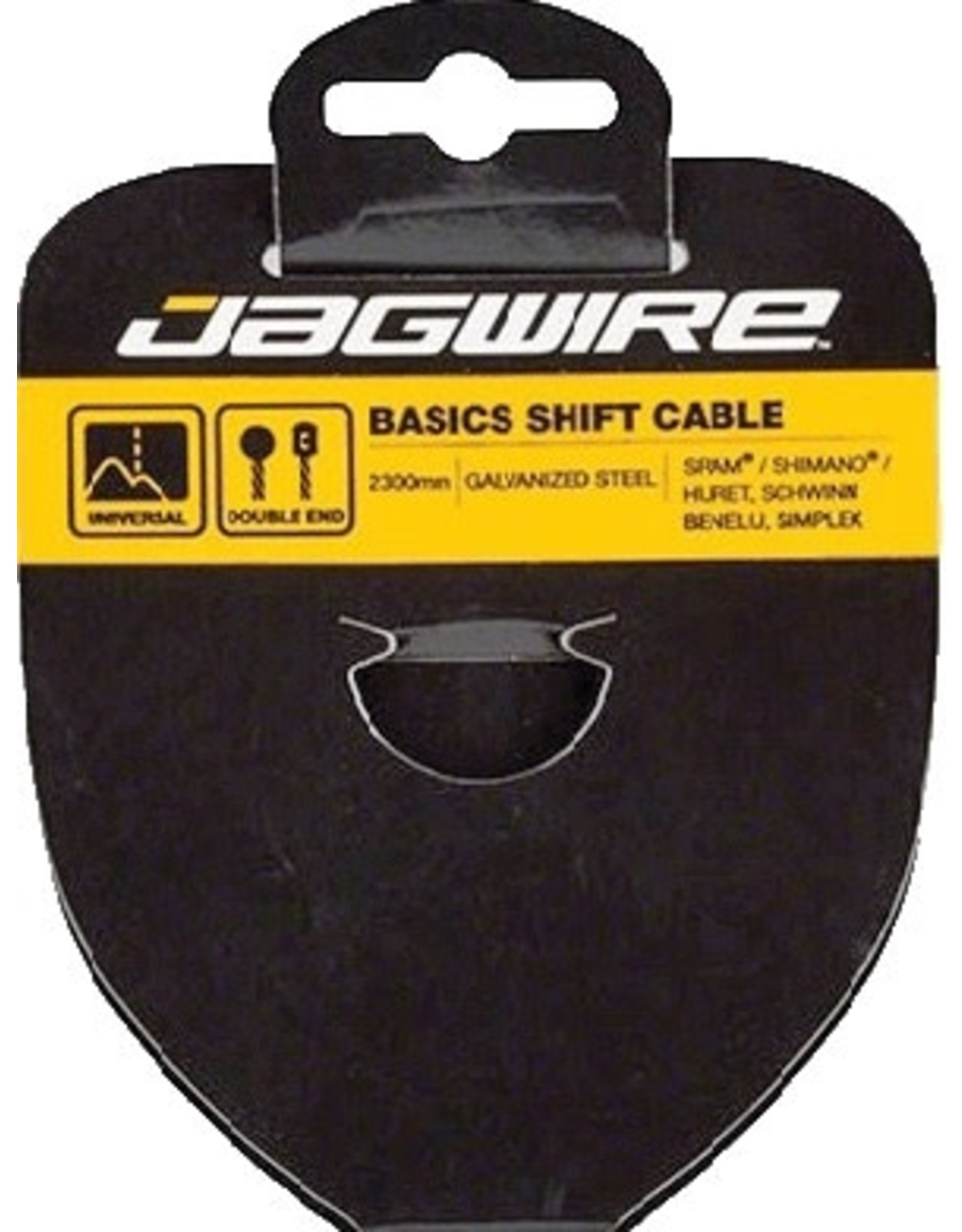Jagwire Jagwire Basics Shift Cable Galvanized Double-Ended, Shimano - Campagnolo