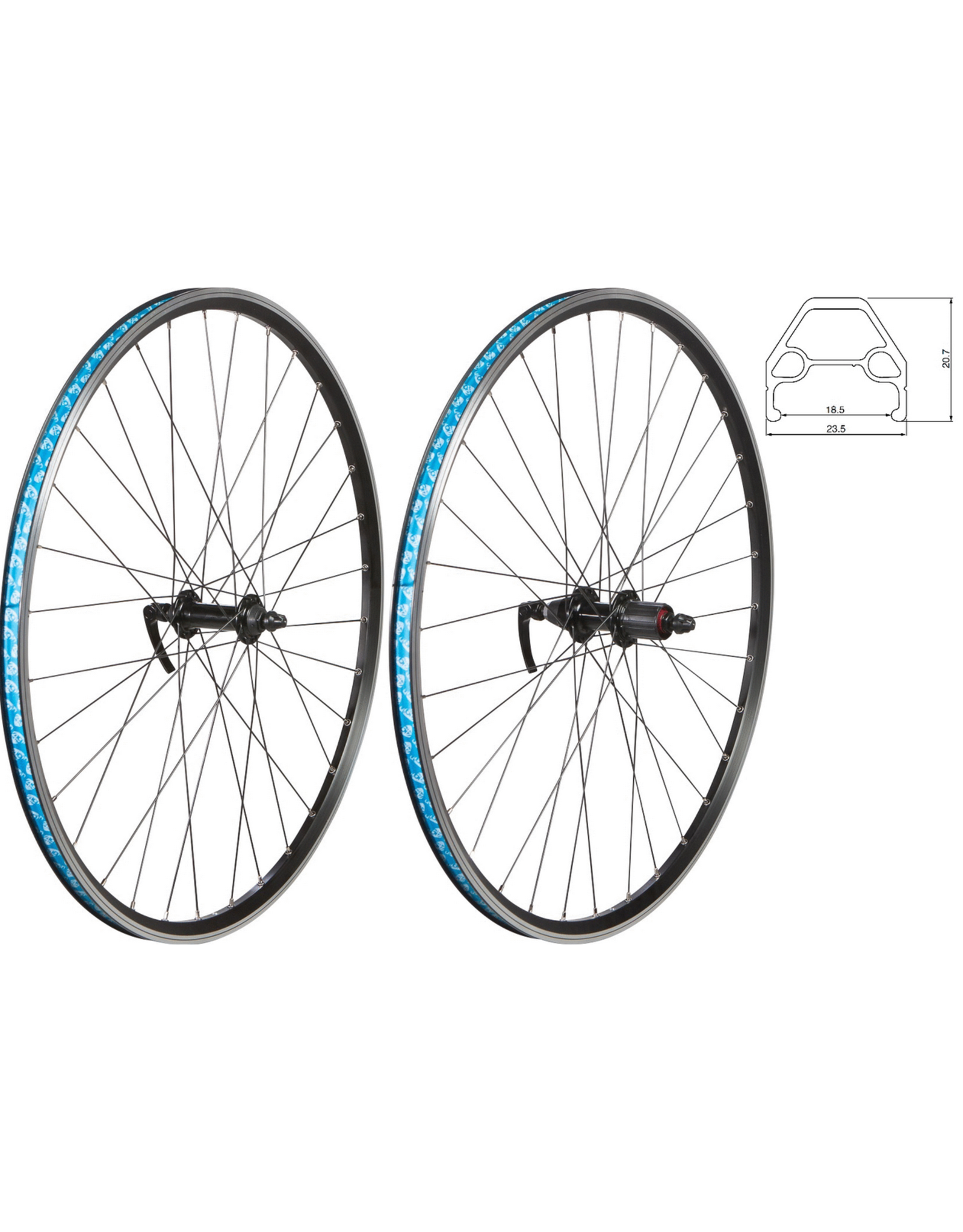 27.5 rim brake wheel