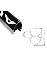 Alex Rims Alex AT490 700C Rim Black
