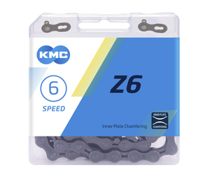 KMC Z6 Chain 116 Links, Silver - Natural Cycleworks