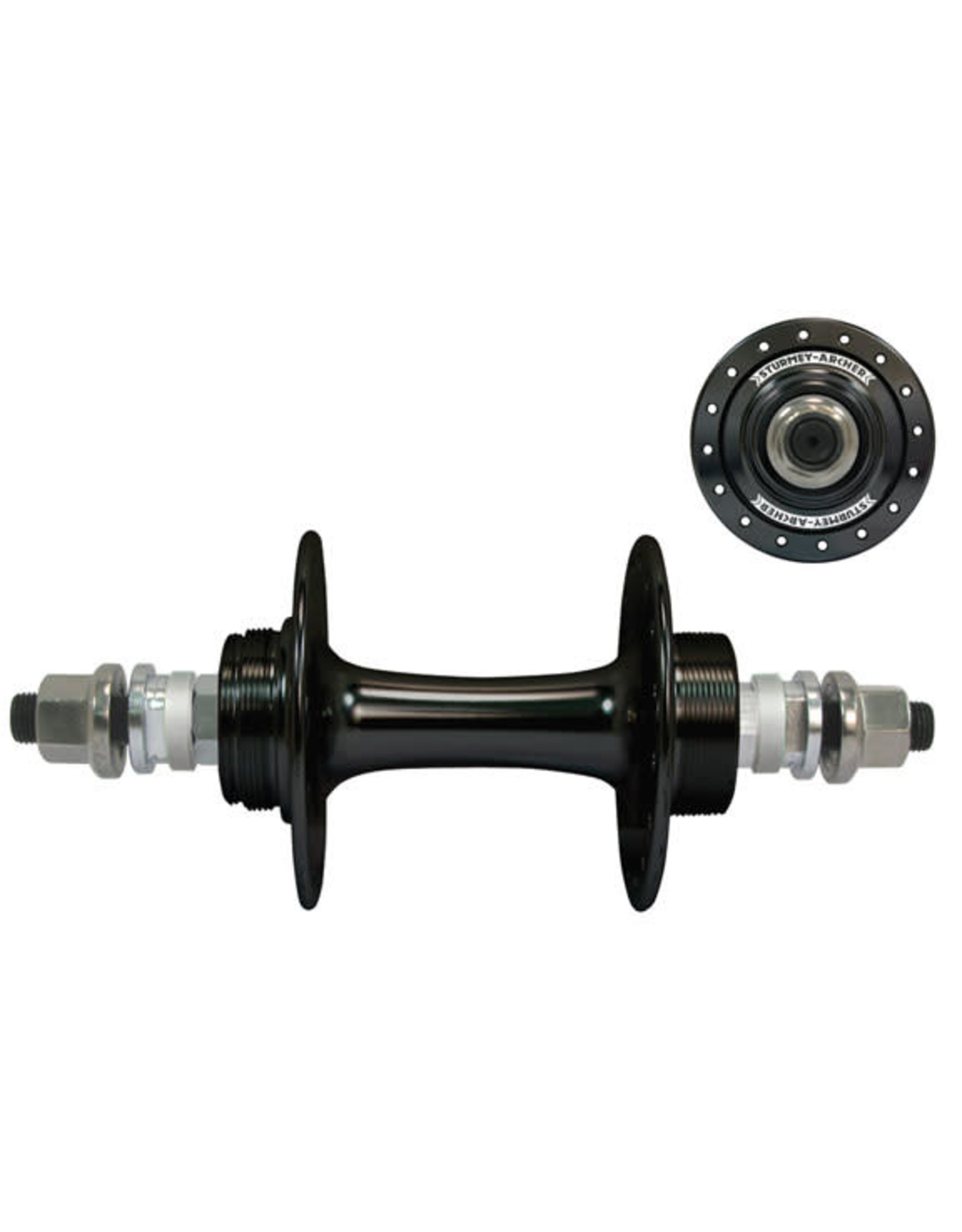 Sturmey Archer Sturmey Archer Rear Track Hub Fixed / Free  32h Black
