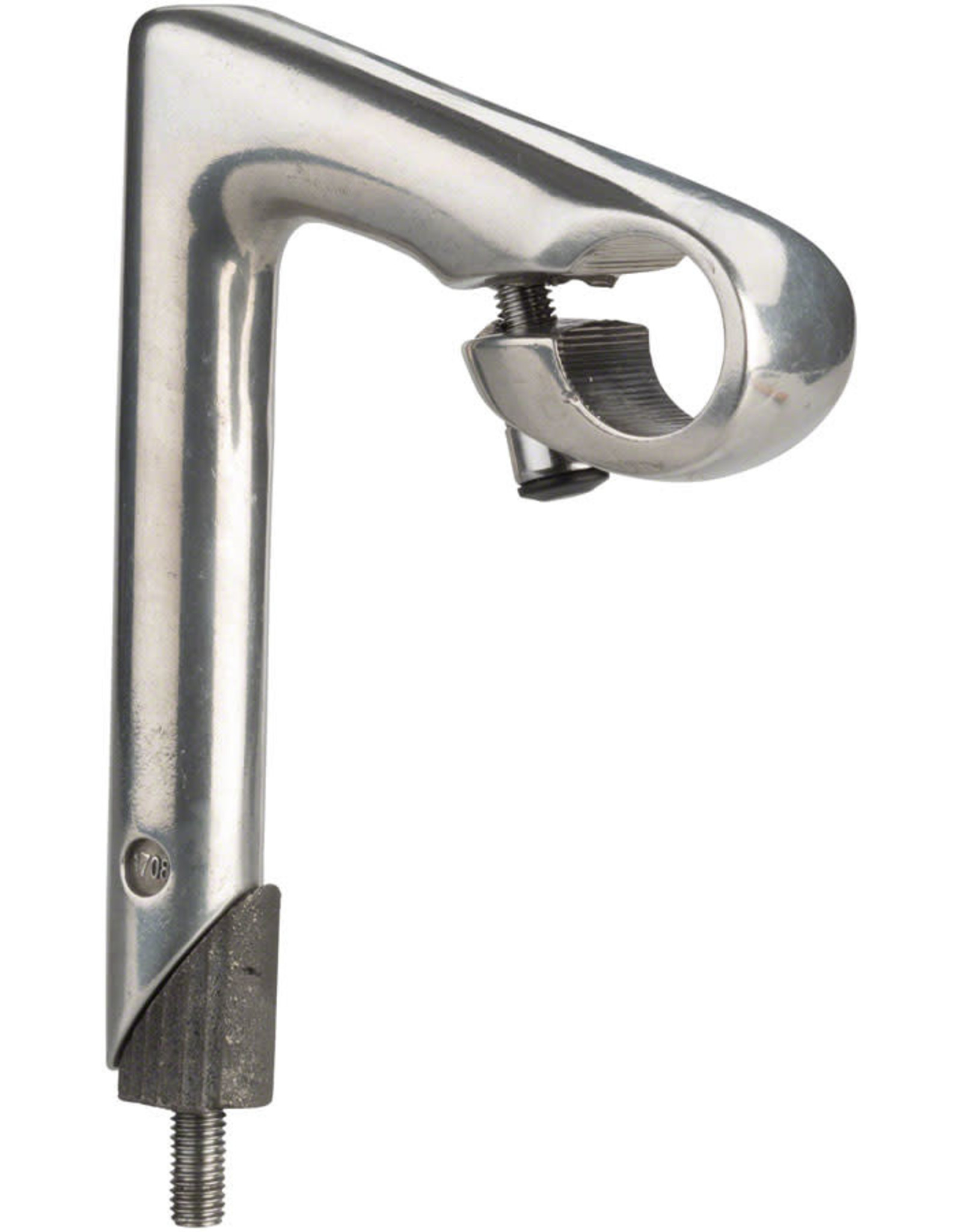 Kalloy Kalloy Road Quill Stem 25.4mm Clamp Silver 80mm