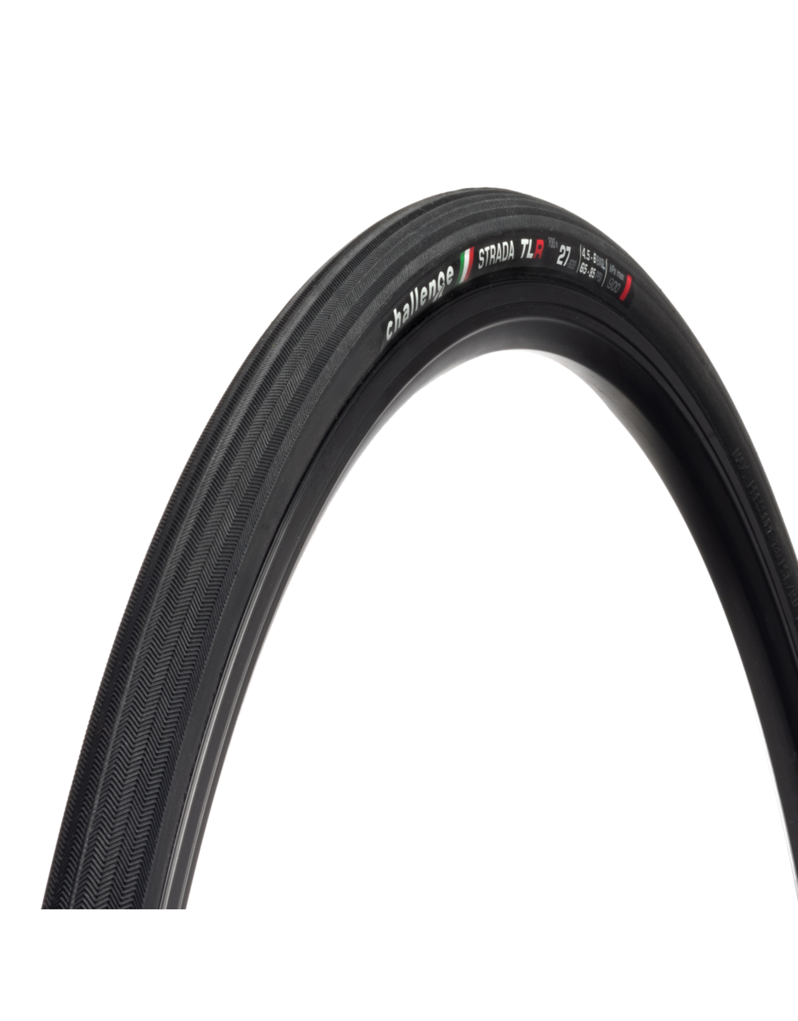 Challenge Tire Challenge Strada Race TLR Tubeless Ready Tire 700 x 27 120TPI Black
