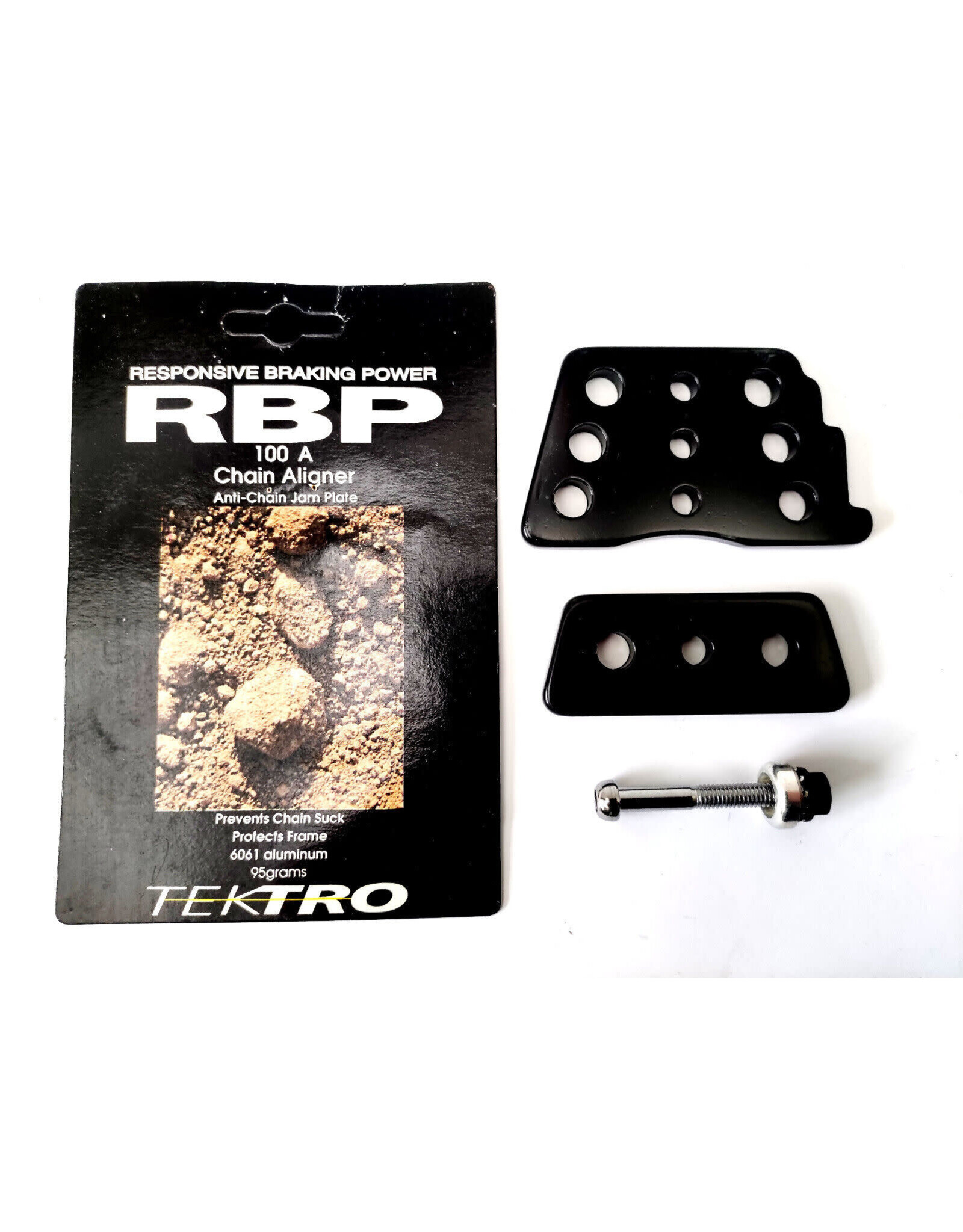 Tektro New Old Stock Tektro RBP Anti Chain Jam Plate Black