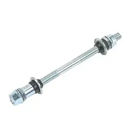Rear Axle Assembly with Cones and Nuts 3/8" x 26 tpi 185mm long Each