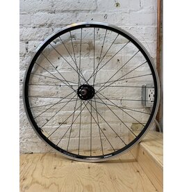 Natural Cycleworks Handbuilt Wheel 700c - Ambrosio Keba - Formula Track Rear - Doubled Butted Spokes Black