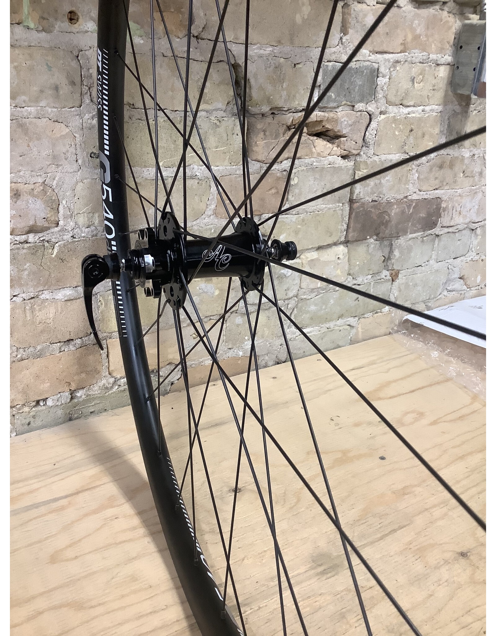 Natural Cycleworks Handbuilt Wheel 700c - DT Swiss G540 - All City Go Devil Front - Doubled Butted Spokes Black