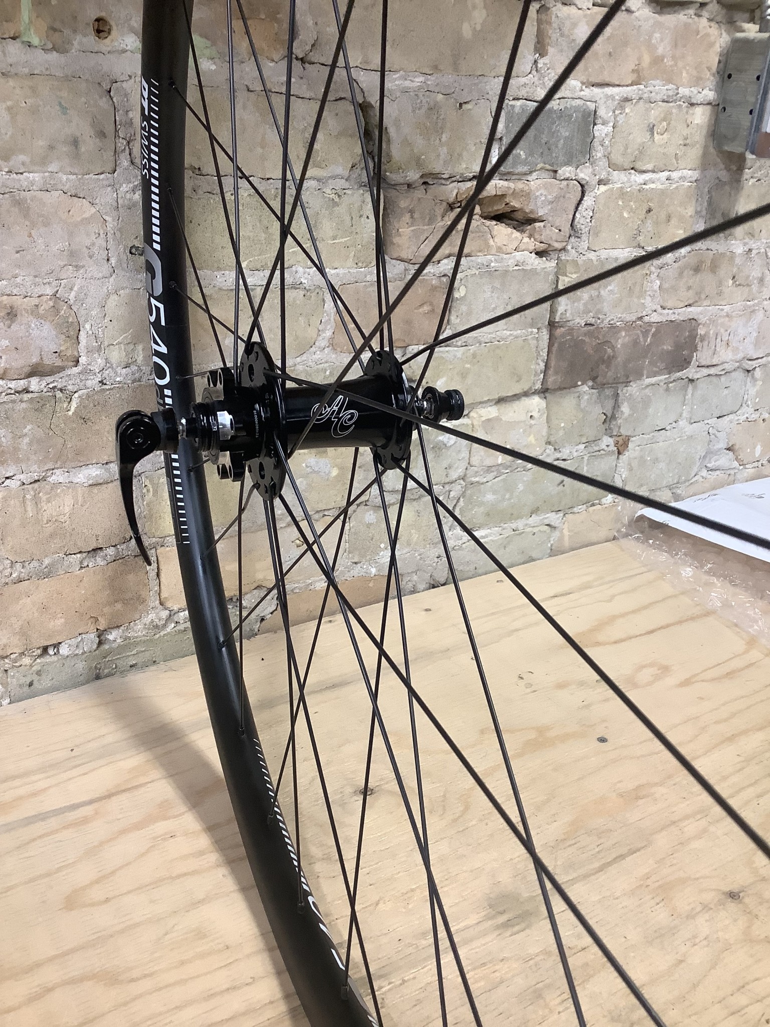 Handbuilt Wheel DT Swiss G540 700c All City Go Devil Front