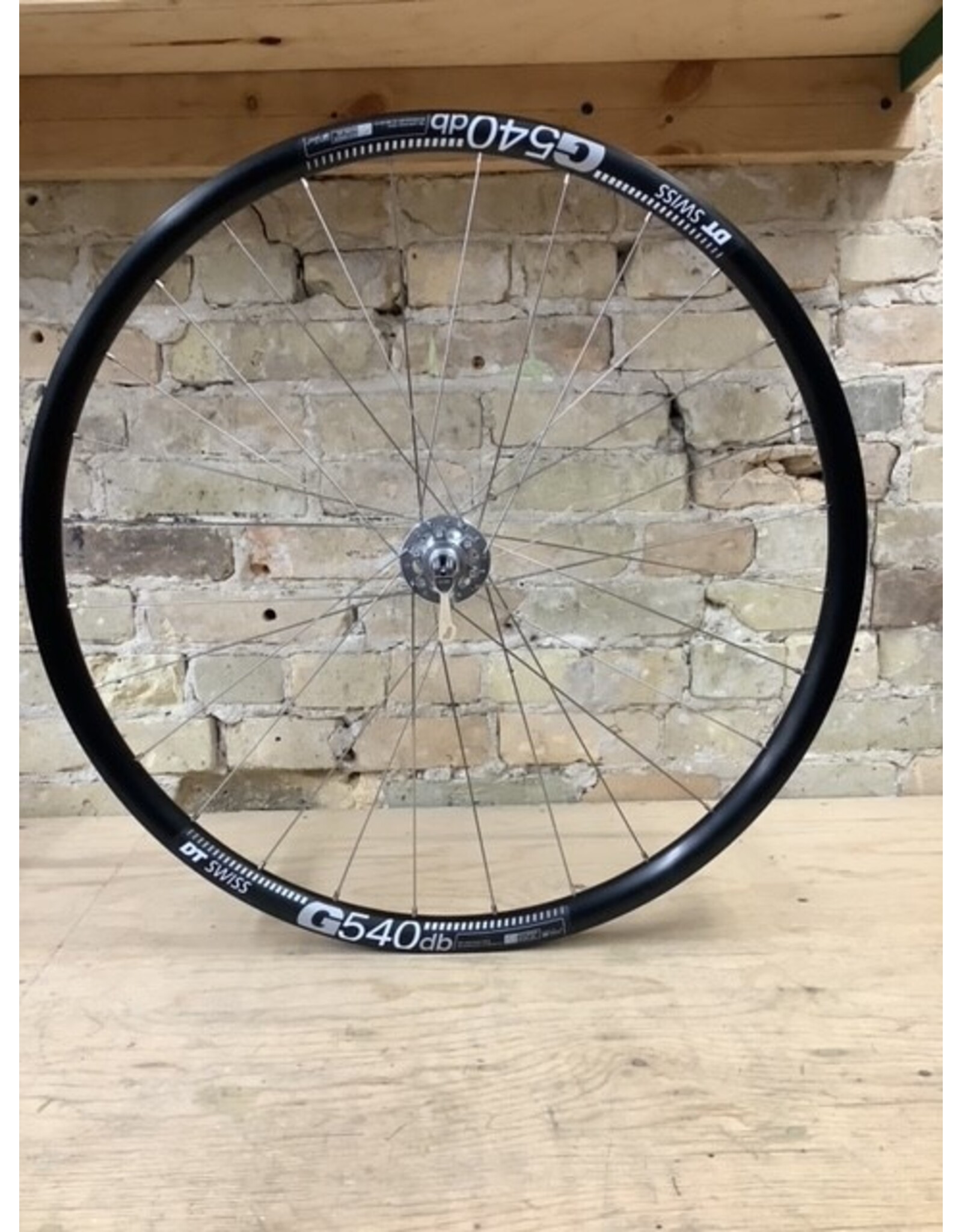 Natural Cycleworks Handbuilt Wheel 700c - DT Swiss G540 - All City Go Devil Front - Doubled Butted Spokes Silver