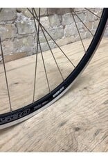 Natural Cycleworks Handbuilt Wheel 700c - Ambrosio FCS30 - Bassi High Flange Track Hub Rear - Double Butted Silver Spokes