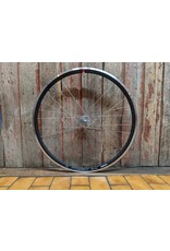 Natural Cycleworks Handbuilt Wheel 700c - Ambrosio FCS30 - Bassi High Flange Track Hub Front - Straight Gauge Silver Spokes
