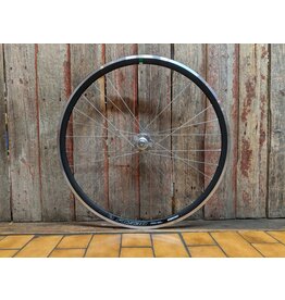 Natural Cycleworks Handbuilt Wheel 700c - Ambrosio FCS30 - Bassi High Flange Track Hub Rear - Straight Gauge Silver Spokes