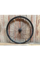 Natural Cycleworks Handbuilt Wheel 700c - K-Race TRK 30 Disc - Shimano Deore M525 Black Front - Straight Gauge Black Spokes