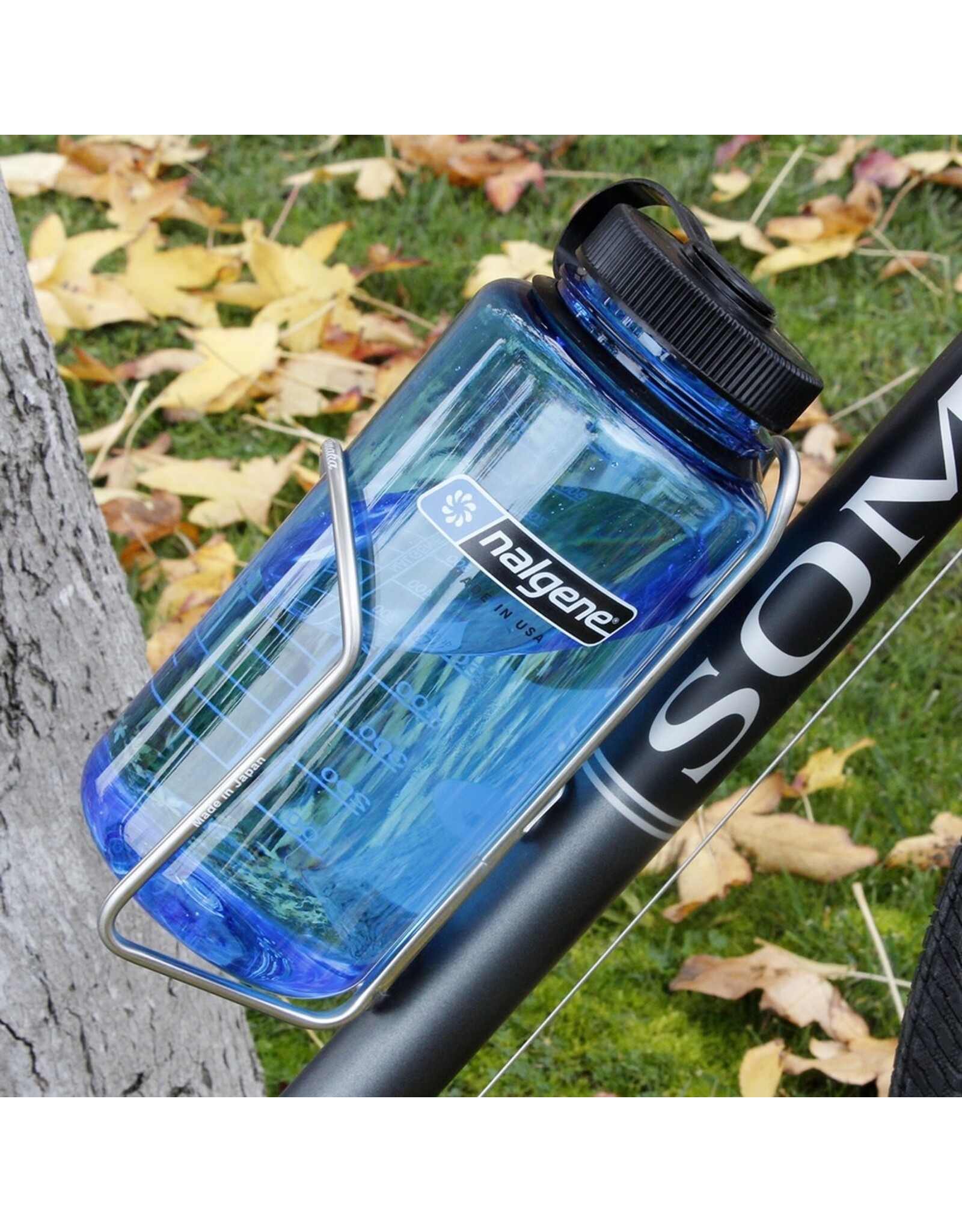 Tanaka Tanaka Dromedary Eight Moves Stainless Steel Bottle Cage For Nalgene Silver