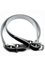 Wellgo Wellgo Leather Toe Straps Black