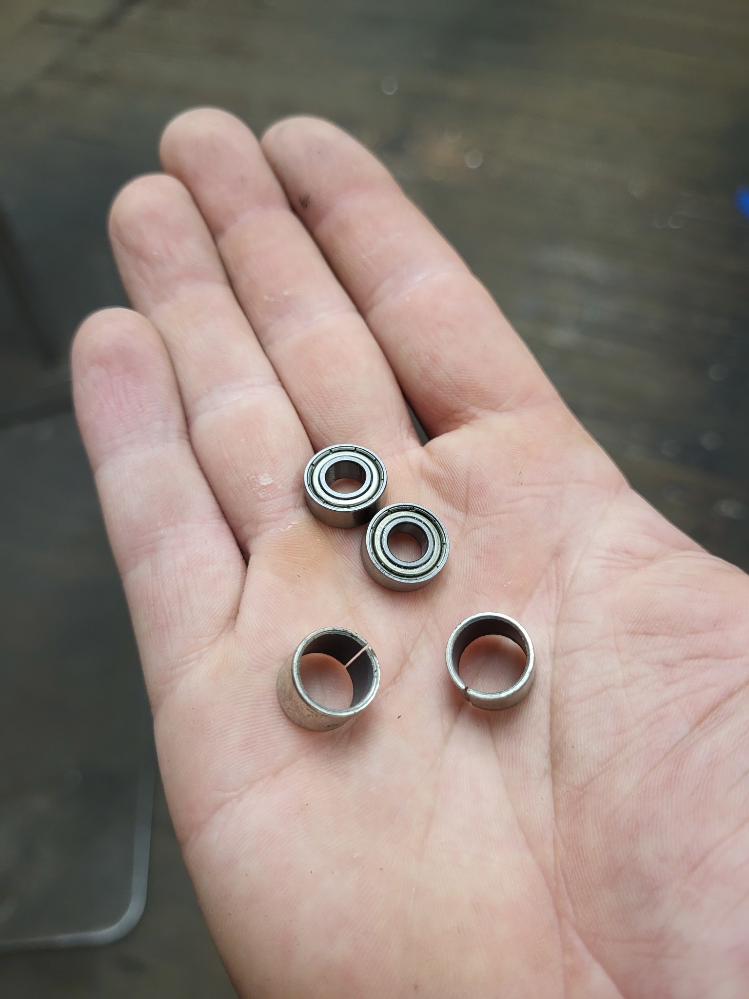 Wellgo Wellgo Pedal Bearing Kit Includes 686Z Bearings and DU Bushings