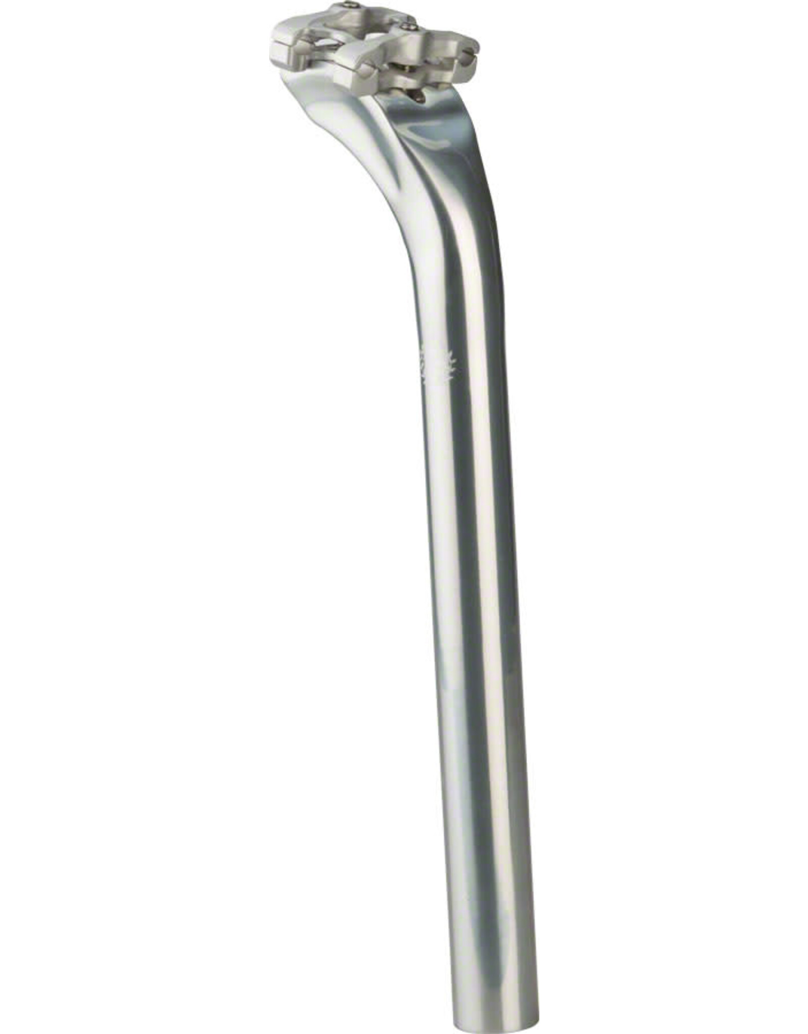Velo Orange Velo Orange Grand Cru Long Setback MKII 27.2mm Seatpost 30.2mm Setback 300mm Long Silver