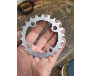 22T Bolt 64 BCD Steel Chainring Natural Cycleworks