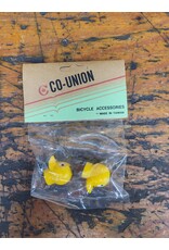 Yellow Duck Schrader Valve Caps Pair