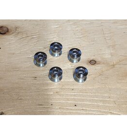 Natural Cycleworks Single Speed Chainring Bolts Pack Of 5 Silver