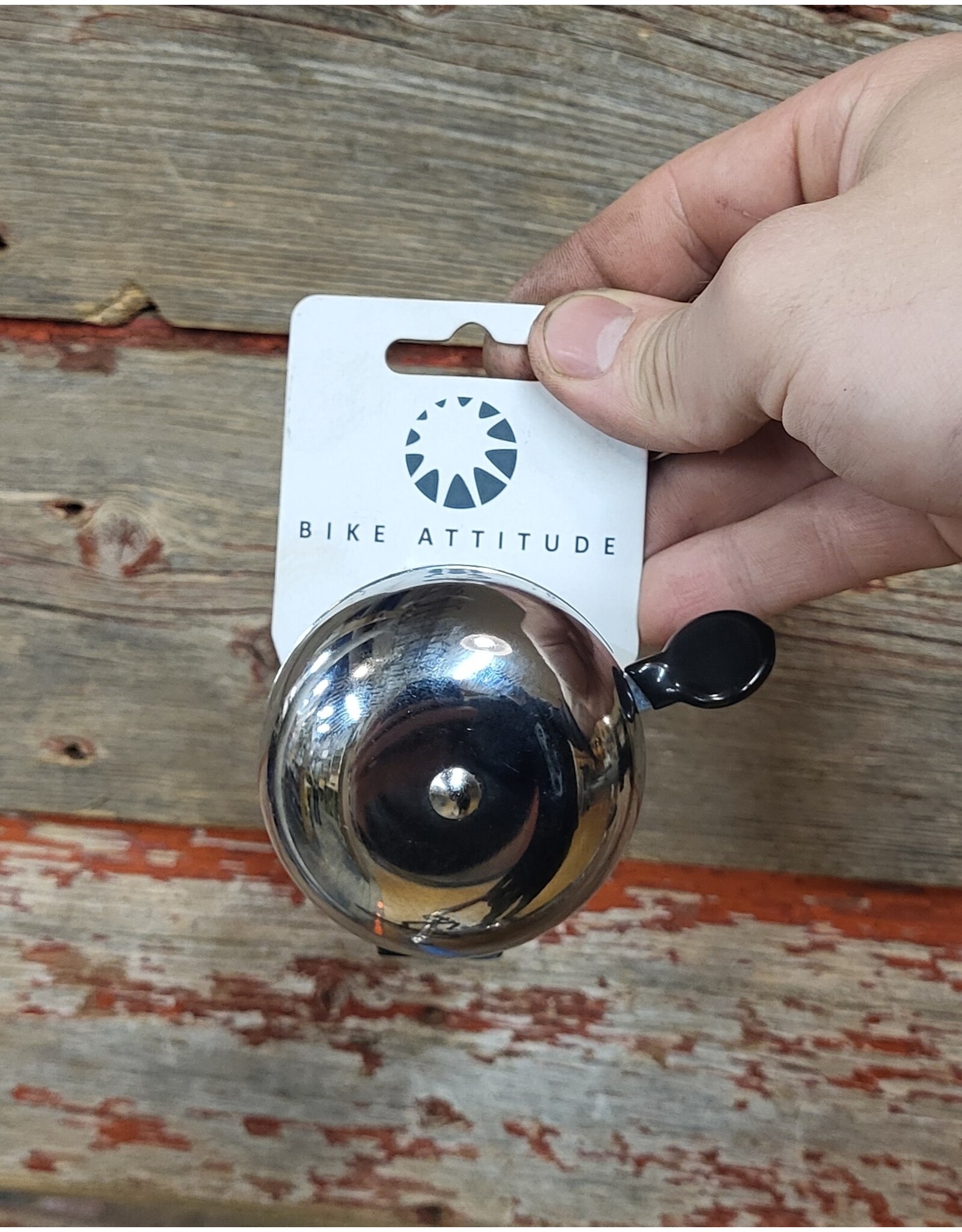 Bike Attitude Ding Dong Bell Silver