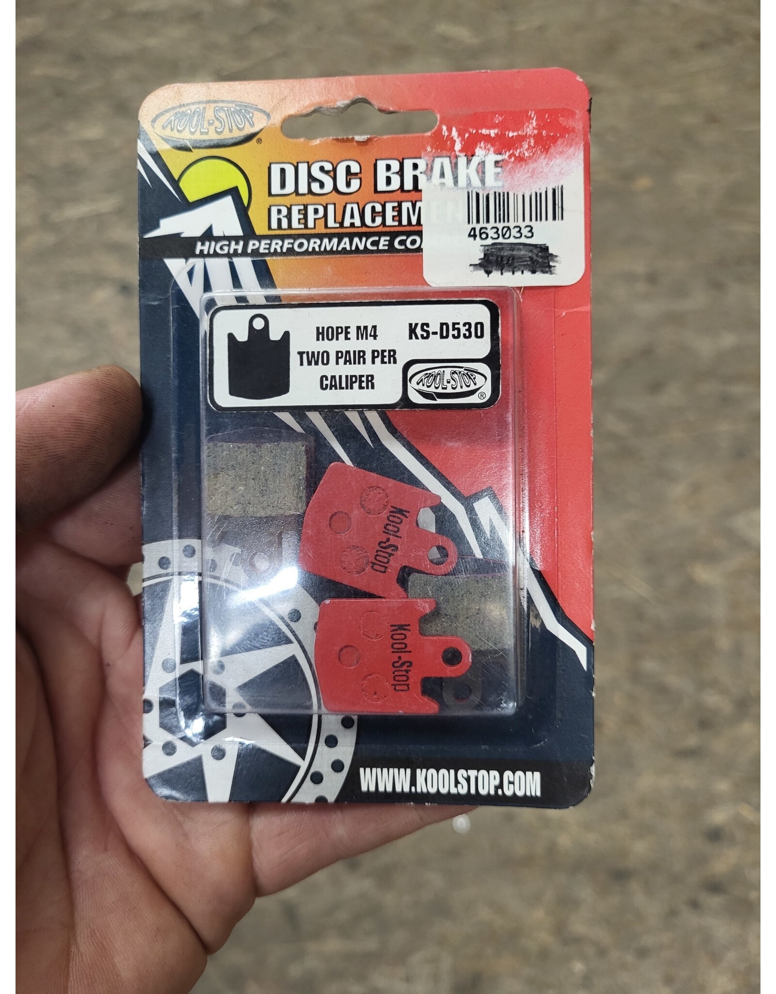 Kool Stop Kool-Stop Hope M4 Disc Brake Pads Steel Plate (2 Sets)