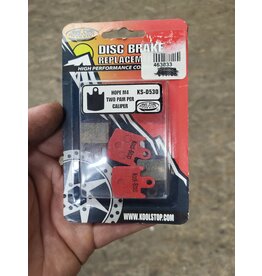 Kool Stop Kool-Stop Hope M4 Disc Brake Pads Steel Plate (2 Sets)