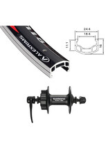Alex Rims Damco 700c Wheel Alex DM-18 Shimano Deore 475 Disc QR Front