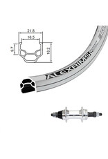 Damco Damco 700c Rear Wheel Alex DC19 Joytech Freewheel Rear Nutted Silver