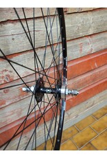 Natural Cycleworks Handbuilt Wheel 700c - 36h Ambrosio Keba - Novatec Track Rear - Doubled Butted Spokes Black