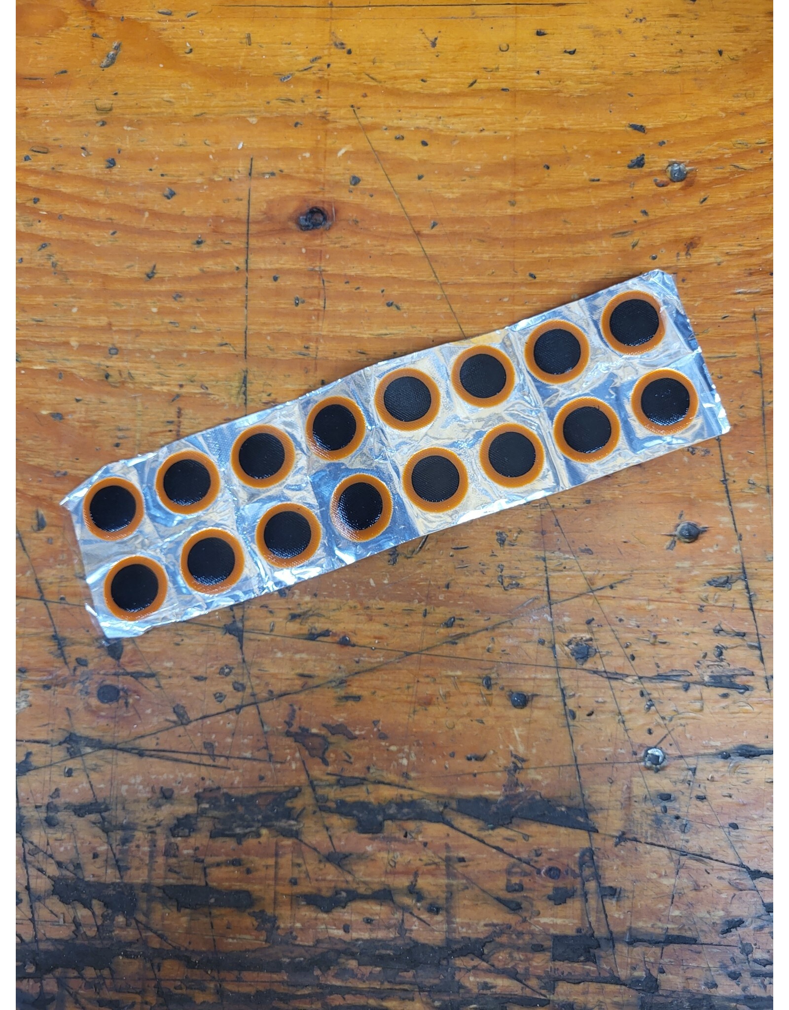 Damco 25mm Round Tube Patches Sheet of 16