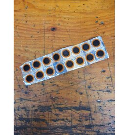 Damco 25mm Round Tube Patches Sheet of 16