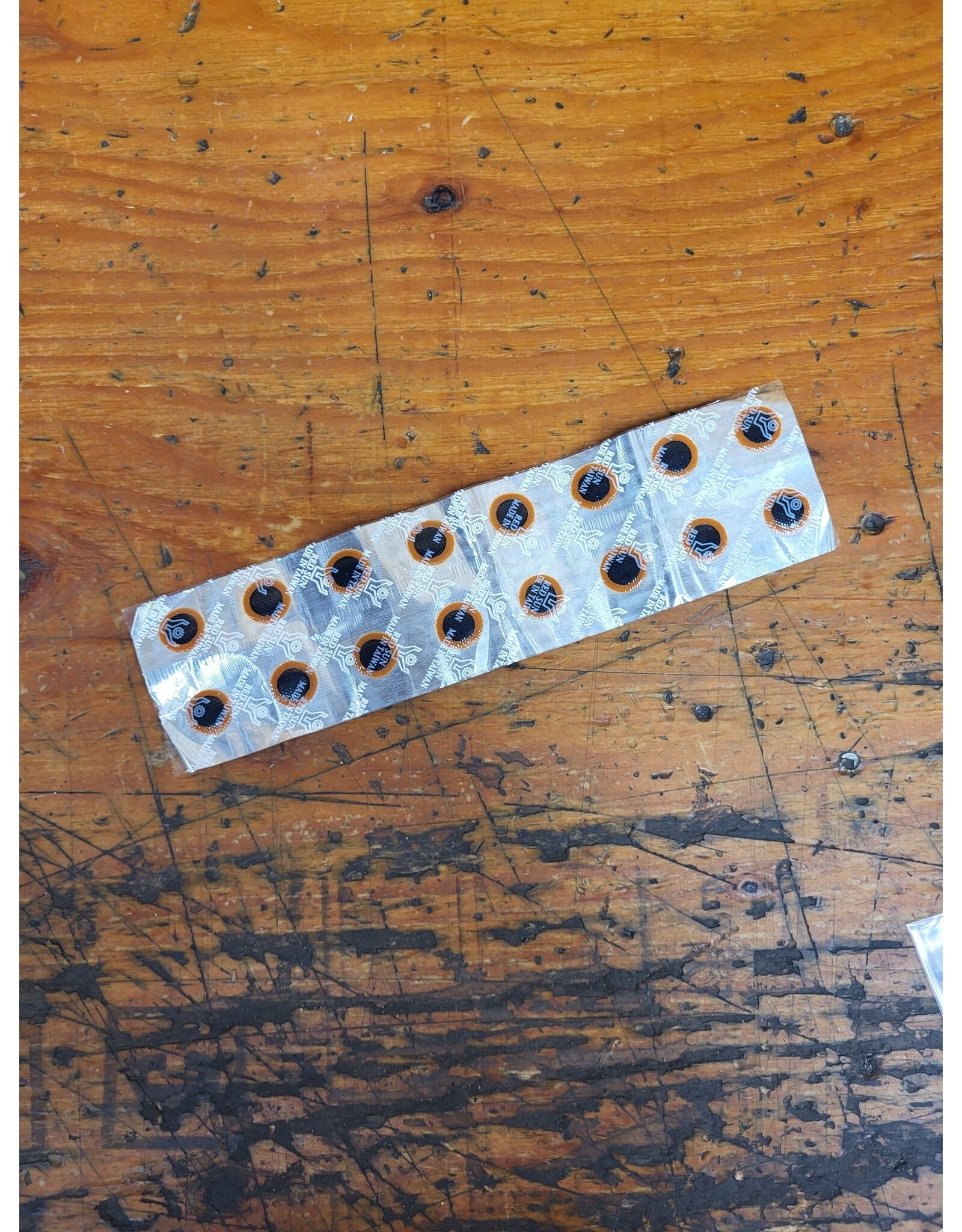 Damco 16mm Round Tube Patches Sheet of 16