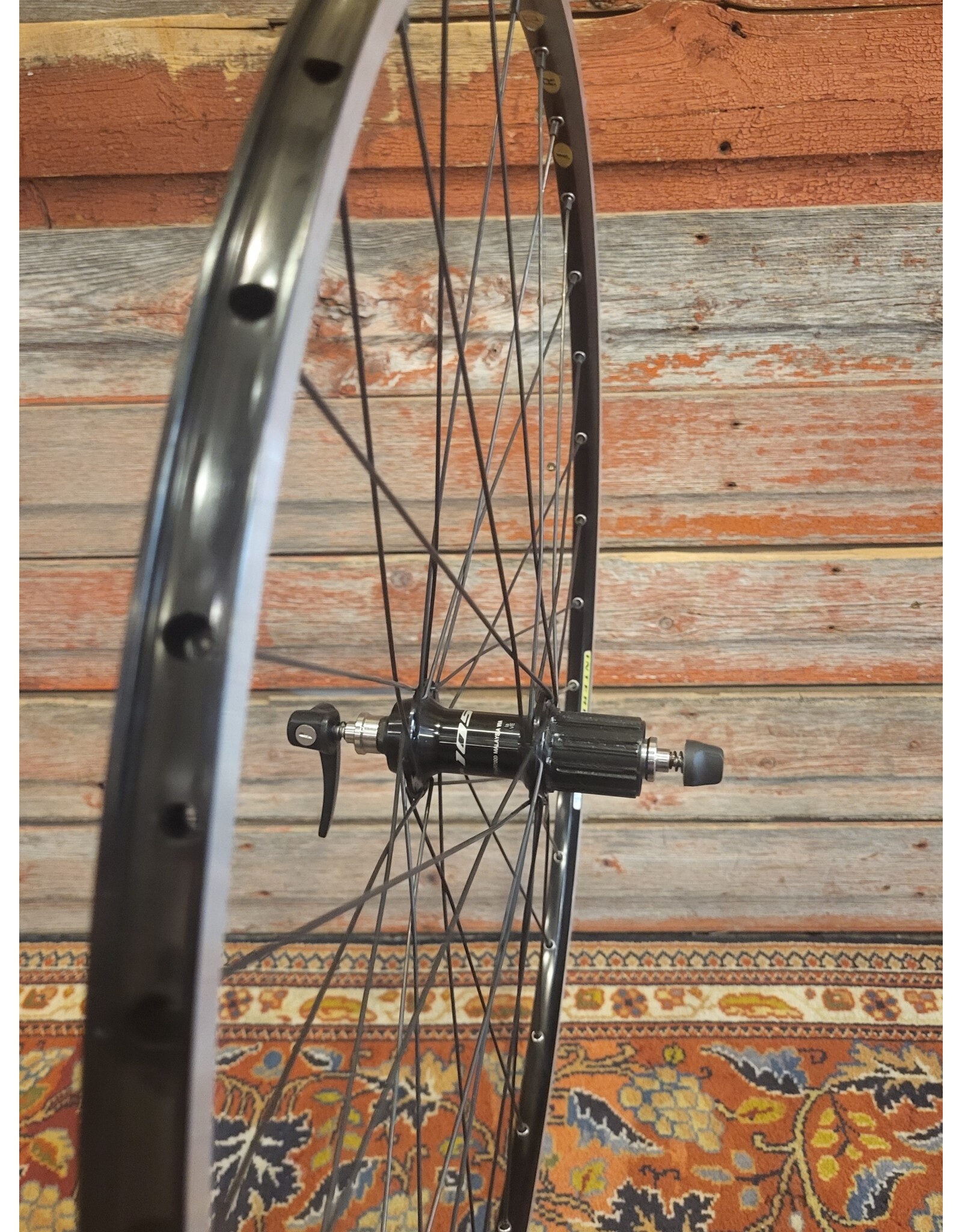 Natural Cycleworks Handbuilt Wheel 700c - IRD Cadence - Shimano 105 Rear Hub - Double Butted Spokes Black