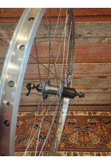 Natural Cycleworks Handbuilt Wheel 26" - Rhyno Lite Polished - Shimano Deore Rear - Silver Straight Gauge Spokes