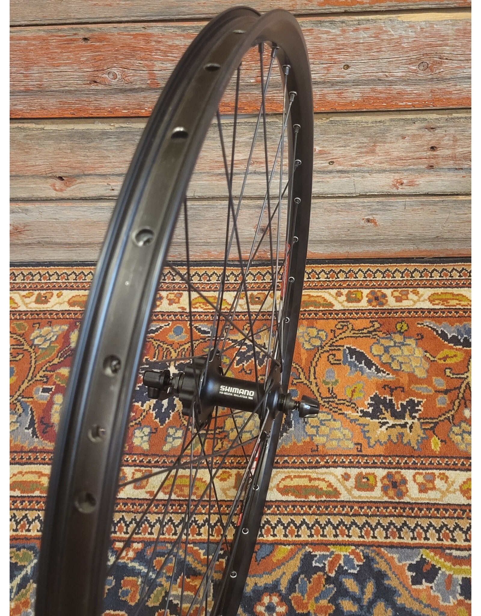 Natural Cycleworks Handbuilt Wheel 650b - DT Swiss 533D - Shimano Deore M525 Front - Black Double Butted Spokes