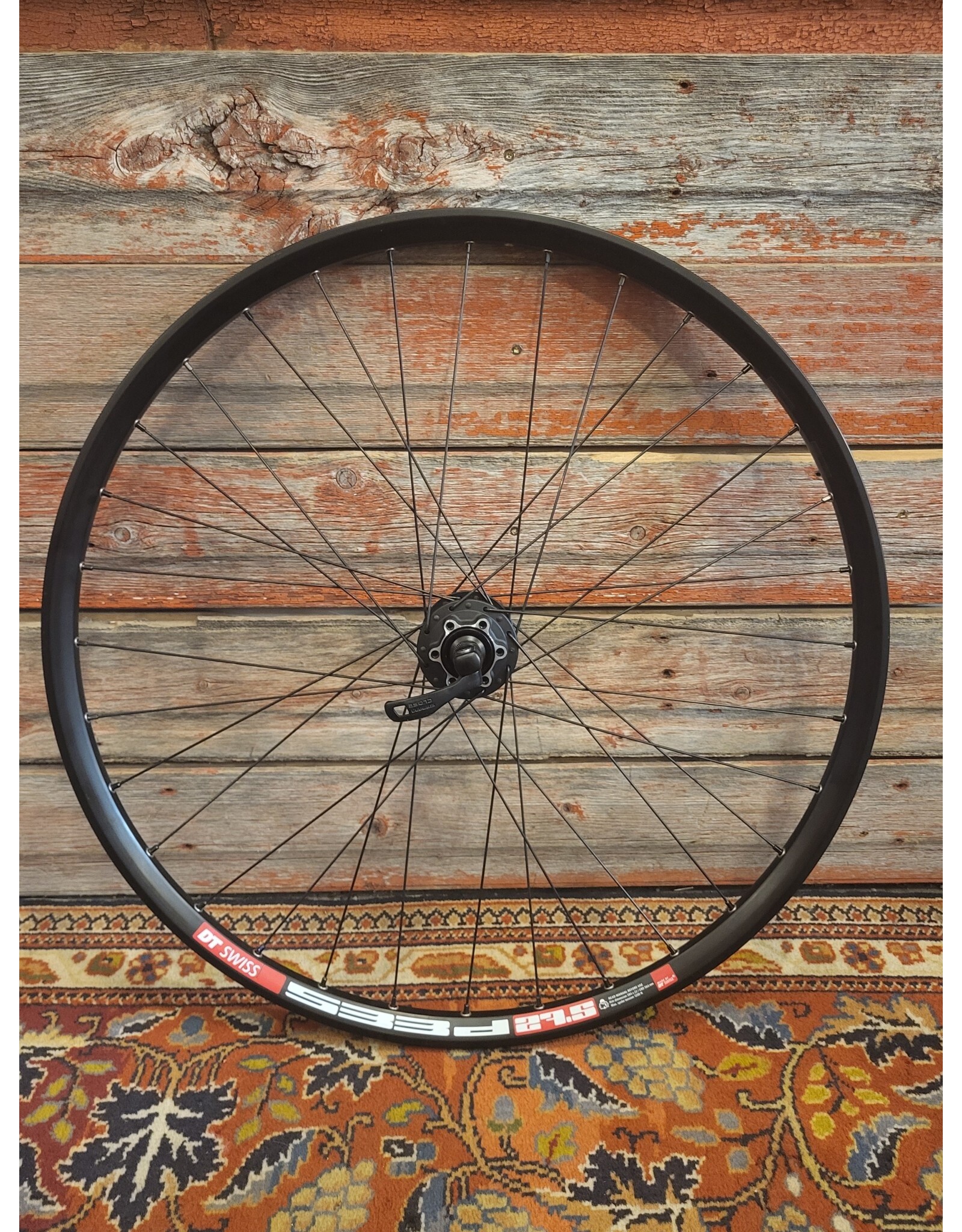 Natural Cycleworks Handbuilt Wheel 650b - DT Swiss 533D - Shimano Deore XT Front - Black Double Butted Spokes