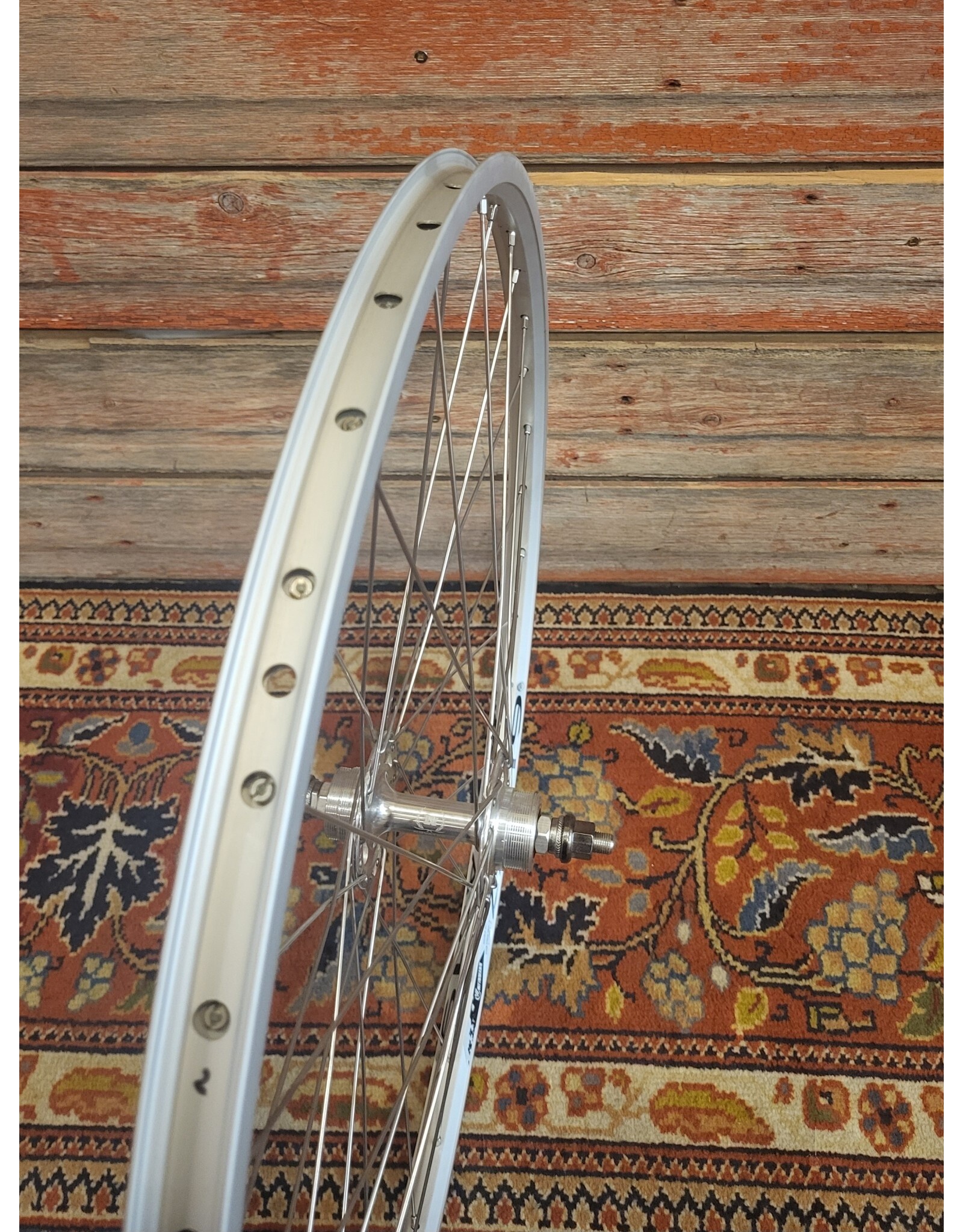 Natural Cycleworks Handbuilt Wheel 650B ZAC19 Novatec Track Rear Silver